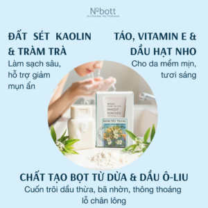 Bánh tẩy trang tẩy da chết mặt